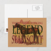 Seabiscuit - Thoroughbred Racing Legend Briefkaart (Voorkant / Achterkant)