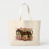 Seabiscuit - Thoroughbred Racing Legend Grote Tote Bag (Voorkant)