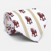 Seabiscuit verslaat oorlogsadmiraal in Race Stropd Stropdas (Opgerold)