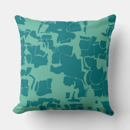 Seabolt Blue Abstract Kussen