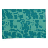 Seabolt Blue Abstract Kussensloop (Voorkant-Rechts)