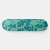 Seabolt Blue Abstract Persoonlijk Skateboard (Horizontaal)