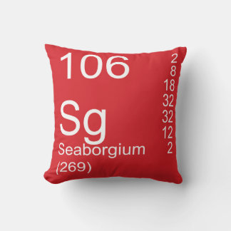 Seaborgium Kussen