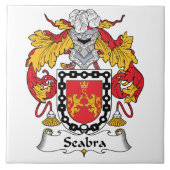 Seabra Family Crest Tegeltje (Voorkant)