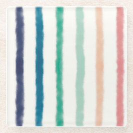 Seabreeze Stripes Glazen Onderzetter