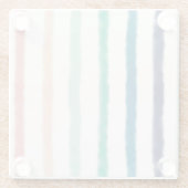 Seabreeze Stripes Glazen Onderzetter (Achterkant)