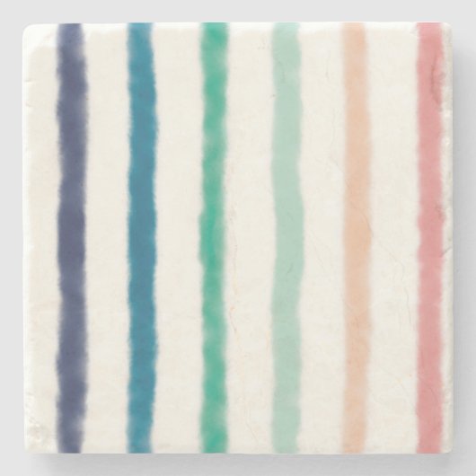 Seabreeze Stripes Stenen Onderzetter (Voorkant)