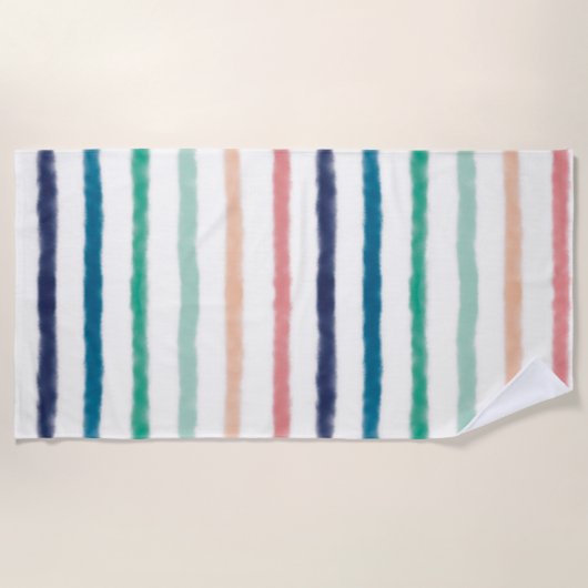 Seabreeze Stripes Strandlaken (Voorkant)