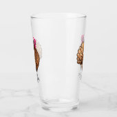 Seabright Bantam Chicken Glass Tumbler (Links)