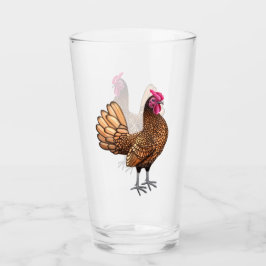 Seabright Bantam Chicken Glass Tumbler