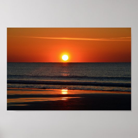 Seabrook Island Beach Sunrise Poster (Voorkant)