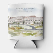 Seabrook Island Club South Carolina bruiloft Blikjeskoeler (Voorkant)