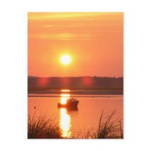 Seabrook New Hampshire Sunset-Briefkaart