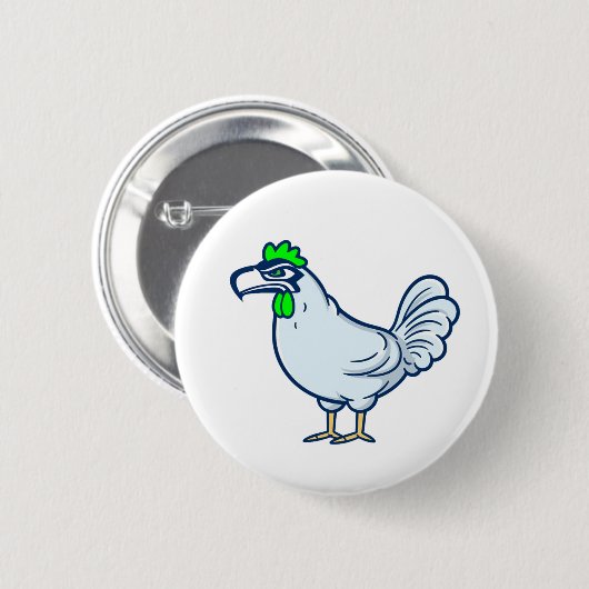 SeaChicken Buttonnen Ronde Button 5,7 Cm (Voorkant /achterkant)