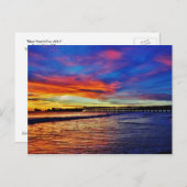 Seacliff Beach Sunset. Santa Cruz, CA. Briefkaart (Voorkant / Achterkant)