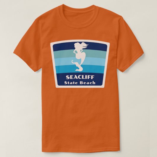 Seacliff State Beach California - Strand zwemmen T-shirt (Design voorkant)