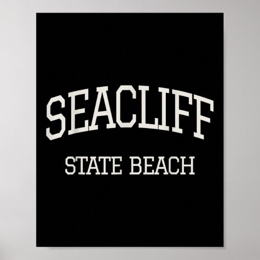 Seacliff State Beach Monterey Californië Poster (Voorkant)