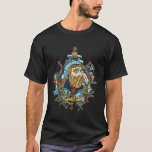 Seadog St Pauli Cool Sailor in Retro Tattoo Style T-shirt