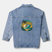 Seafarer's Paradise Decoratieve Denim Jas Jacket (Achterkant)