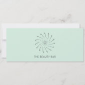 Seafoam Abstract Flower Elegant Cadeaubon (Voorkant)