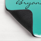 Seafoam Blauwgroen Beach Ocean Sea Shells Muismat (Hoek)