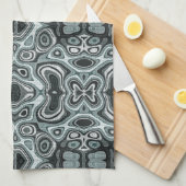 Seafoam Blauwgroen Groene Grijze Hip Bohemian Bali Theedoek (Quarter Fold)