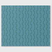 Seafoam Blue Trellis Cadeaupapier (Vlak)