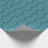 Seafoam Blue Trellis Cadeaupapier (Hoek)