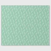 Seafoam Coral Reef Seahorse Gift Wrap Cadeaupapier (Vlak)