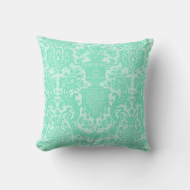 Seafoam Damask Kussen