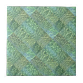 Seafoam en Ocean Green Decorative Ceramic Tegel Tegeltje (Voorkant)