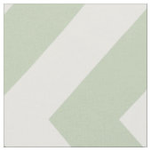 Seafoam en White Chevron Stripe Fabric Stof (Close Up)