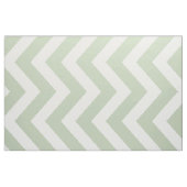 Seafoam en White Chevron Stripe Fabric Stof (Fat Quarter)