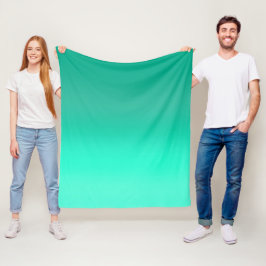 Seafoam Fade Fleece Deken