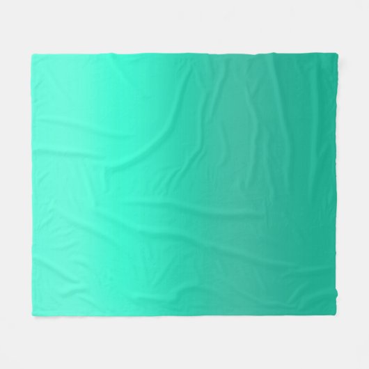Seafoam Fade Fleece Deken (Voorkant (Horizontaal))