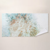 Seafoam Glitter Marble Badhanddoek (Badhanddoek)