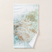 Seafoam Glitter Marble Handdoek (Handdoek)