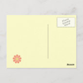 Seafoam Green Bike Briefkaart (Achterkant)