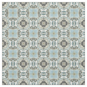 Seafoam Green Blauwgroen Blue Bali Batik Patroon Stof