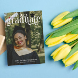 Seafoam Green Elegant White Overlay Photo Afstuder Kaart