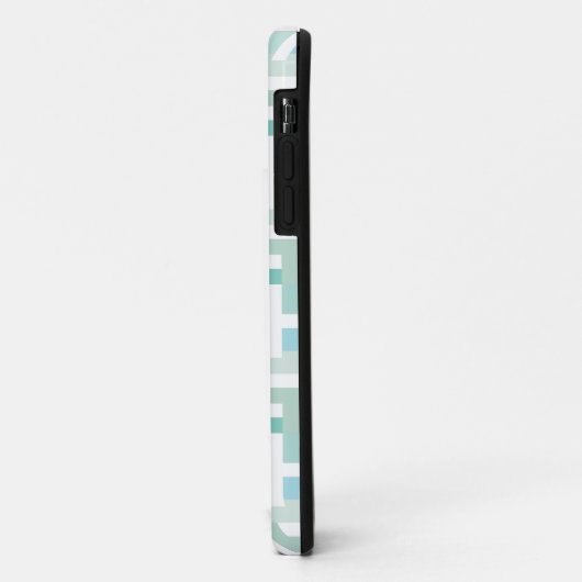 Seafoam Green Geometric Case-Mate iPhone Case (Achterkant/links)