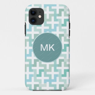 Seafoam Green Geometric Case-Mate iPhone Case