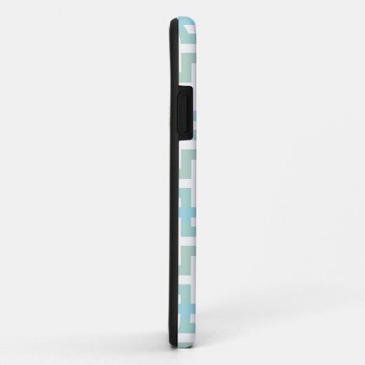 Seafoam Green Geometric Case-Mate iPhone Case (Achterkant/rechts)
