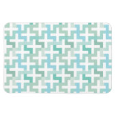 Seafoam Green Geometric Magneet (Horizontaal)