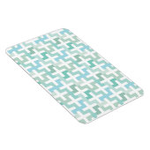 Seafoam Green Geometric Magneet (Rechterzijde)