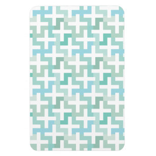 Seafoam Green Geometric Magneet