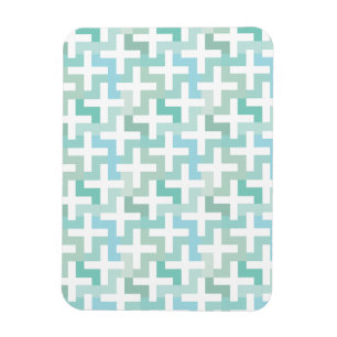 Seafoam Green Geometric Magneet