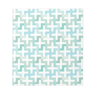 Seafoam Green Geometric Notitieblok
