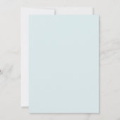 Seafoam Green Lush Spring Wedding Kaart (Achterkant)
