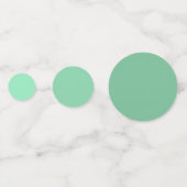 Seafoam Green naar Navy Blue Gradient Table Confet Confetti (Voorkanten)